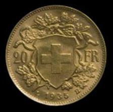 1 LOS 20 FRANCOS VRENELI: LA MONEDA DE ORO “SWISS MADE”