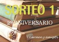 Sorteo 1 del segundo aniversario del blog Carmen y Amig@s