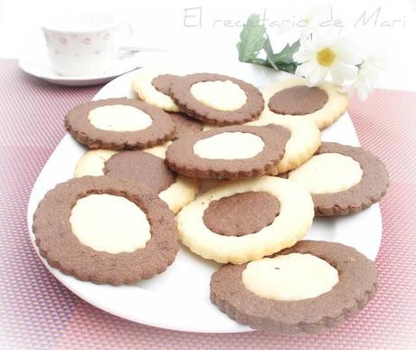 GALLETAS DE DOS COLORES GALLETAS DE DOS COLORES