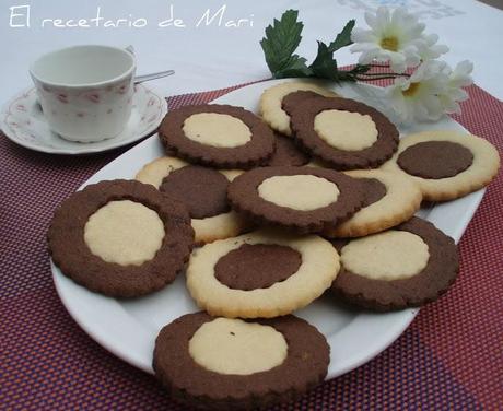 GALLETAS DE DOS COLORES GALLETAS DE DOS COLORES