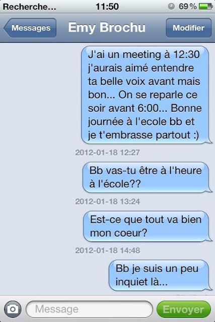 El último SMS que envió antes de morir en un accidente de trafico: El último SMS que envió antes de morir en un accidente de trafico: