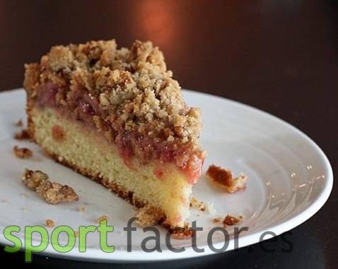 pastel de arandanos Un capricho para los deportistas
