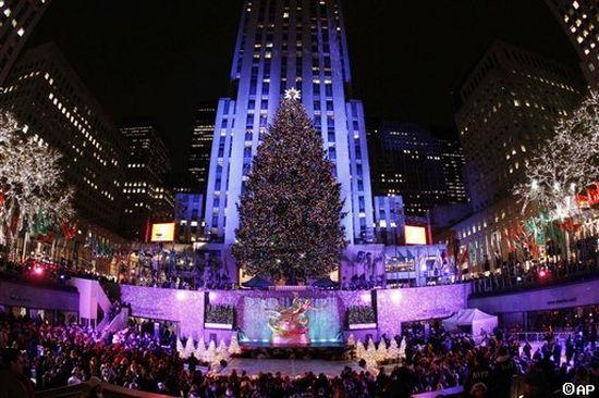 Árbol de Navidad en el Rockefeller Center