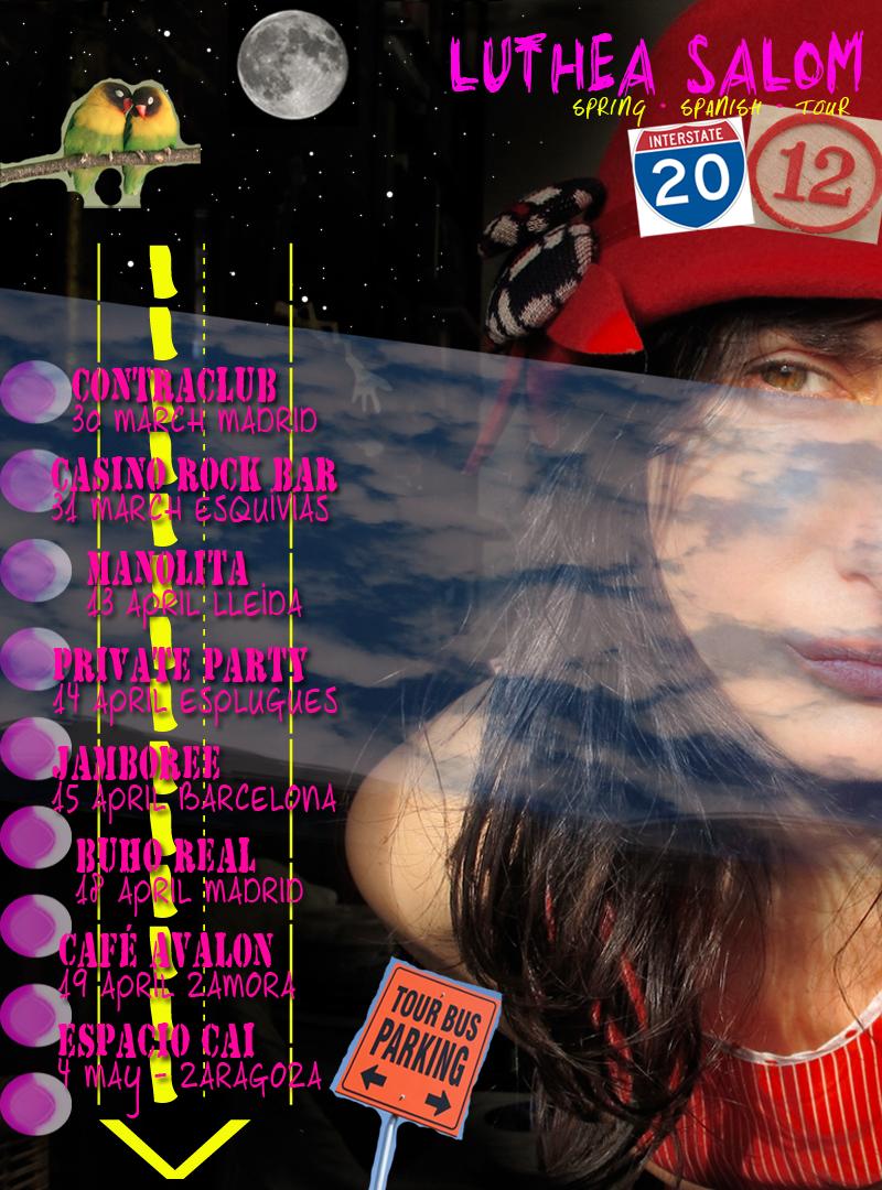 LUTHEA-SPRINGTOUR-POSTER Gira y nuevo video de Luthea Salom