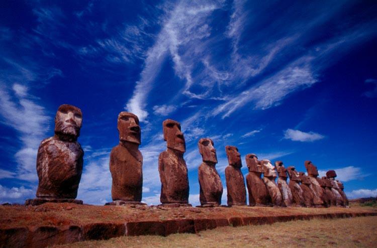 Moáis de la Isla de Pascua