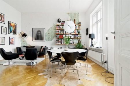 Cocina industrial y suelo de cemento suelo de cemento sofá fritz hansen sillas 7 arne jacobsen silla panton negro muebles de diseño danés de los 50 muebles de diseño mesa fritz hansen lámparas floss diseño lámparas de diseño lámpara foco de cine decoración estilo nórdico electrodomésticos de acero inoxidable diván barcelona decoración de interiores cocina industrial cocina acero inoxidable artículos de diseño danés stelton arne jacobsen