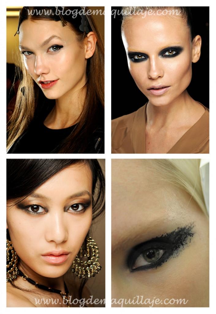 pasarela_negro Tendencias de maquillaje primavera verano 2012 – Visto en pasarela
