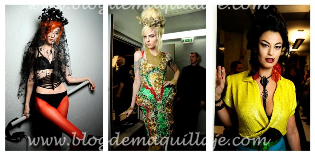 Gaultier Amy 04 Tendencias de maquillaje primavera verano 2012 – Visto en pasarela