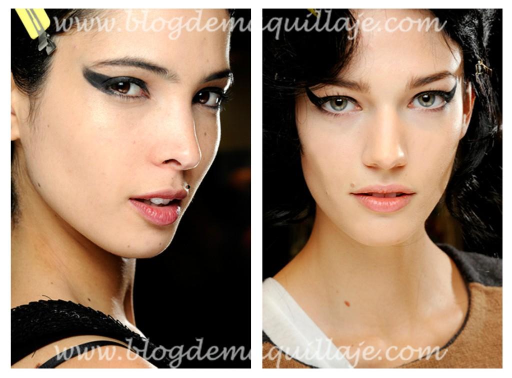 Gaultier Amy 01 Tendencias de maquillaje primavera verano 2012 – Visto en pasarela