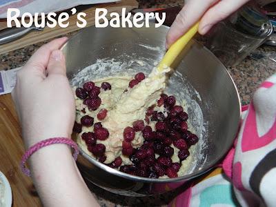 Muffins de Mascarpone y Arándanos rojos Muffins de Mascarpone y Arándanos rojos
