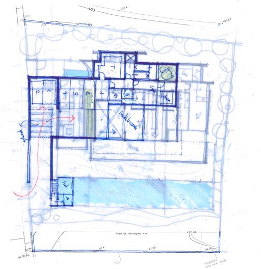 Os presentamos una 2ª versión de la vivienda unifamiliar ubicada en la Ciudad Condal!