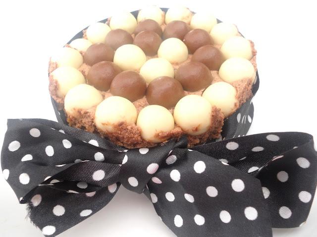 TARTA DE MOUSSE DE CHOCOLATE Y MALTESERS TARTA DE MOUSSE DE CHOCOLATE Y MALTESERS