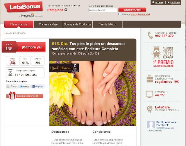 Pedicura completa por 13 euros Pedicura completa por 13 euros