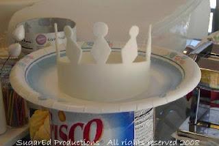 Paso a paso: Tarta fondant Corona de princesas Paso a paso: Tarta fondant Corona de princesas