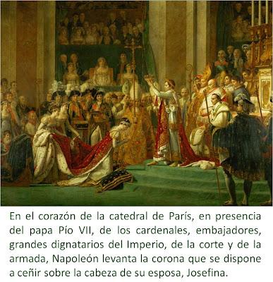 LA CONSAGRACIÓN DE NAPOLEÓN Y CORONACIÓN DE JOSEFINA