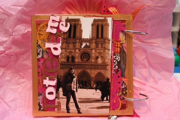 Cuaderno casero de scrapbooking Scrapbooking = papel, tijeras, algunas técnicas y mucha imaginación