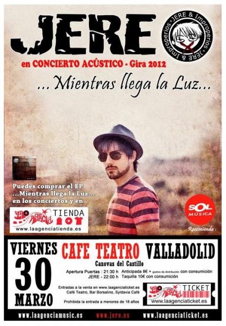 El acústico de Jere llega a Valladolid El acústico de Jere llega a Valladolid