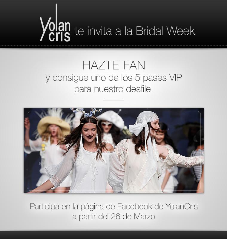 YolanCris te invita a la Barcelona Bridal Week 2012 YolanCris te invita a la Barcelona Bridal Week 2012