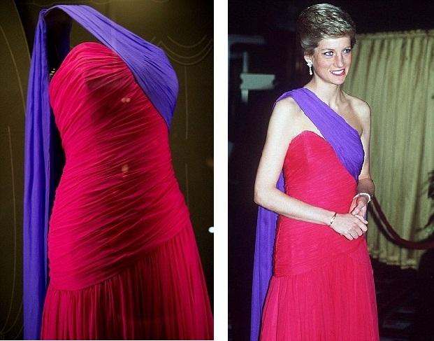 Dress by Catherine WalkerThailandia 1988 Los trajes de Lady D. en Kensington Palace