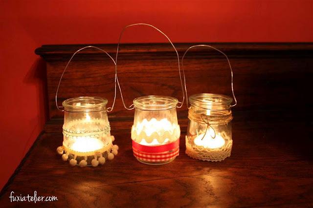 DIY: Porta velas colgante DIY: Porta velas colgante