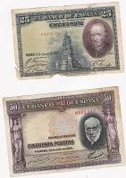 Algunos billetes con historia
