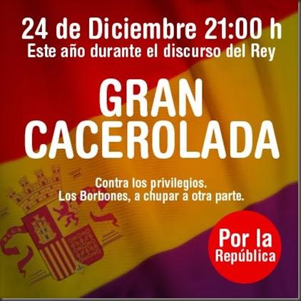 Cacerolada contra el rey