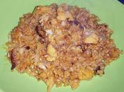 Paella coliflor naranja