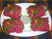 Rollos vegetales rosas