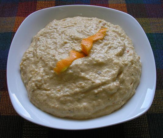 Paté cremoso de naranjas y tomates secos