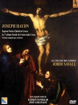 Las Siete palabras de Haydn por Savall en DVD