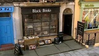 Black Books; libros, tabaco y alcohol