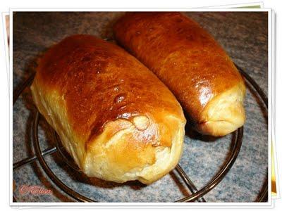 Brioches con  chocolate y pasas