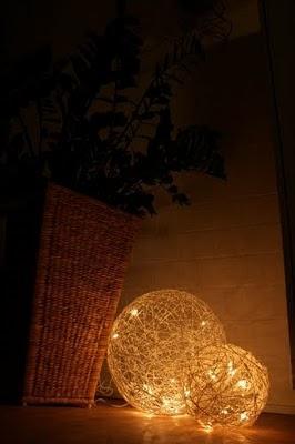 Lámpara tipo random light con luces led