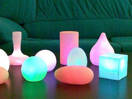 Mi amigo invisible: lámparas led que cambian de color