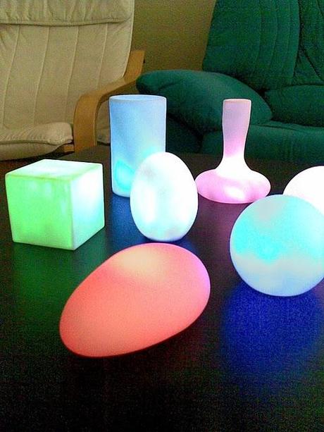 Mi amigo invisible: lámparas led que cambian de color