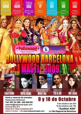 Octubre. Gala solidaria en el sur de la isla y Bollywood Masti.