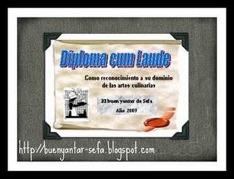 Premios Perú y diploma de cocina