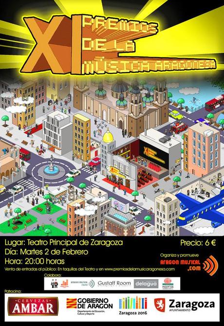 Hoy se presentan los XI premios de la música aragonesa