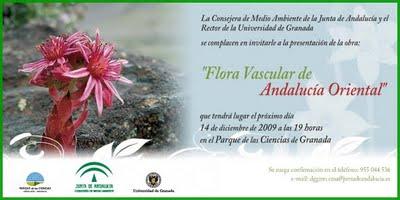 Otra ,Presentación de  'Flora vascular de Andalucía Oriental'