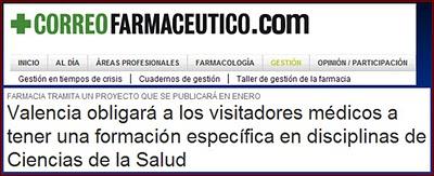 Visita médica se profesionaliza.