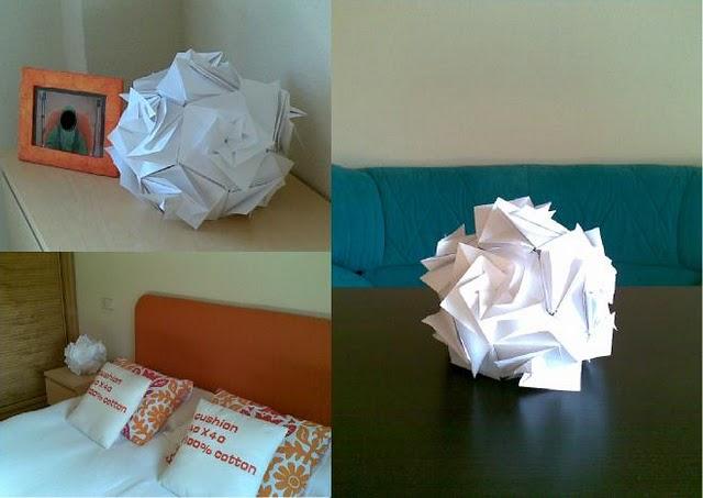 Idea decorativa: Dodecahedro de origami