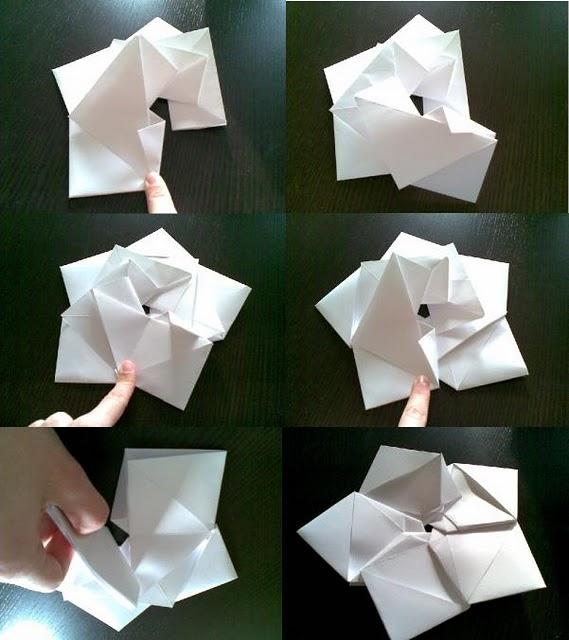 Idea decorativa: Dodecahedro de origami