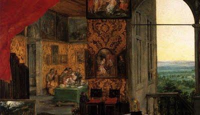 Gabinete armónico (3) El oído de Jan Brueghel de Velours (detalle)