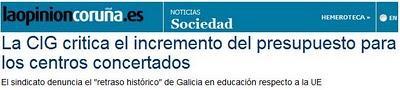 Decálogo de la enseñanza PPera en Galicia