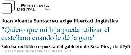 Noticias sobre la lengua: Bilingüismo amable y de libertad