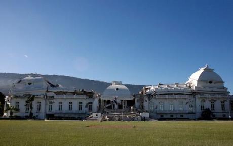 Palacio presidencial de Haití tras el terremoto