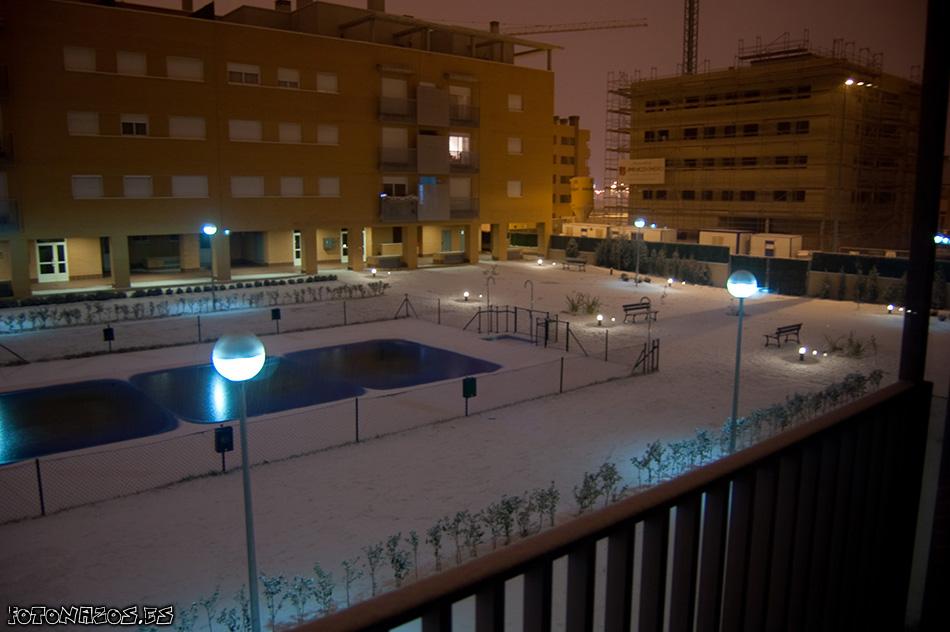 Foto Fotos de la Nevada en el Barrio del Hospital y Campus de Fuenlabrada