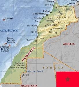 Mapa Marruecos
