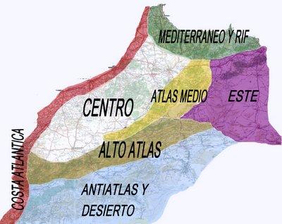 Mapa Marruecos