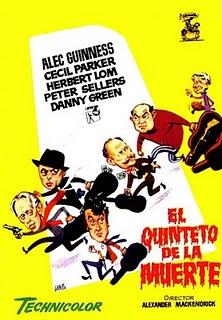 EL QUINTETO DE LA MUERTE (1955), DE ALEXANDER  MACKENDRICK. UNA VIEJECITA LETAL.